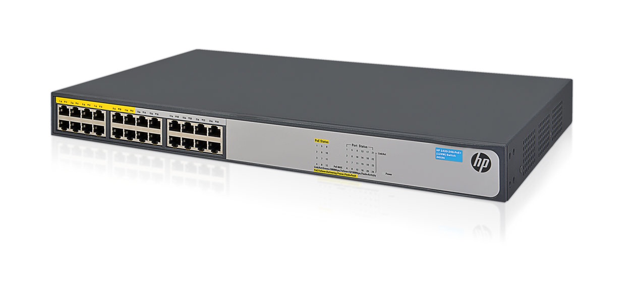 HPE 1420-24G-PoE+ (124W) Switch JH019A